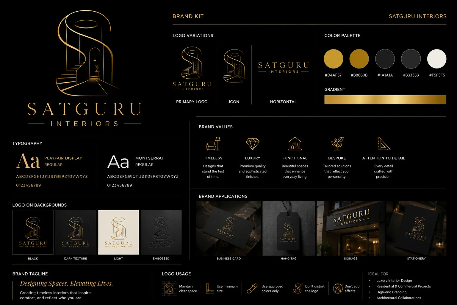 Satguru Interiors Branding — project visual